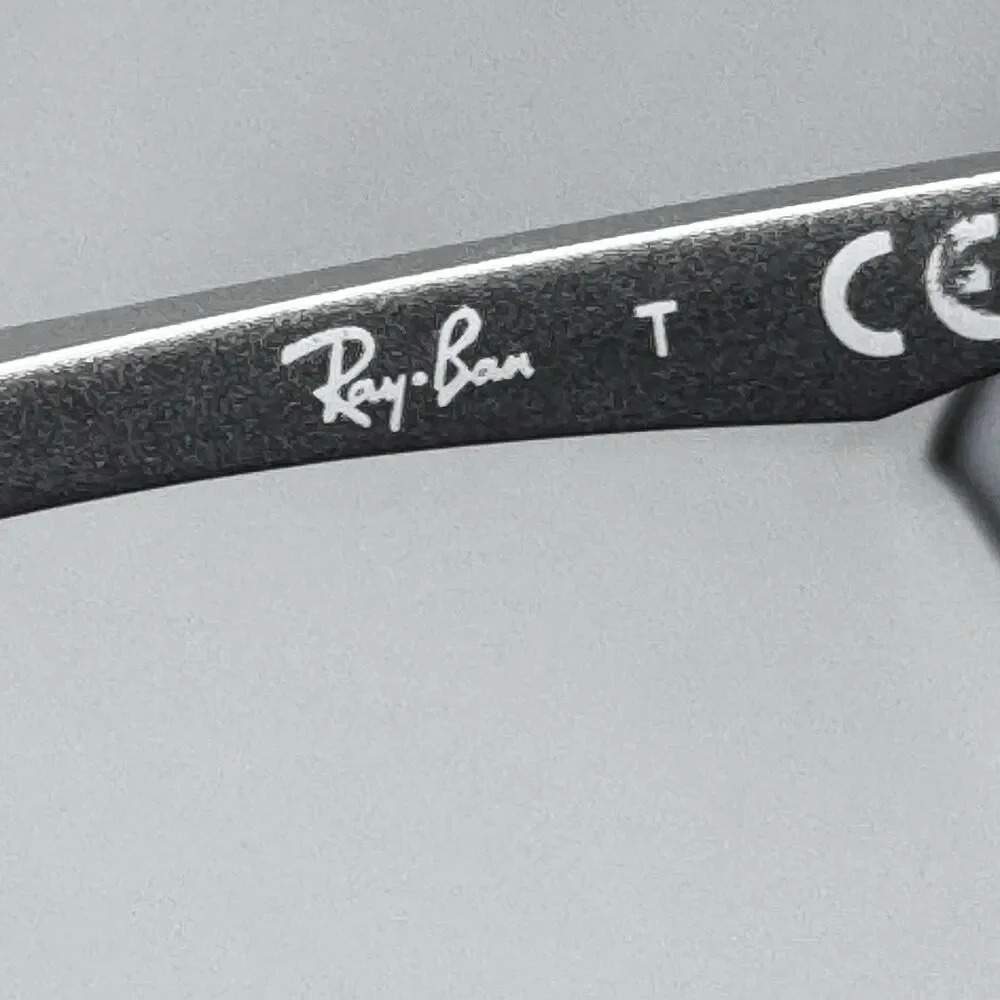 Ray-Ban RB1549 3652 Matte Black Red Eyeglass Frames 48-16-125 Authentic (B)